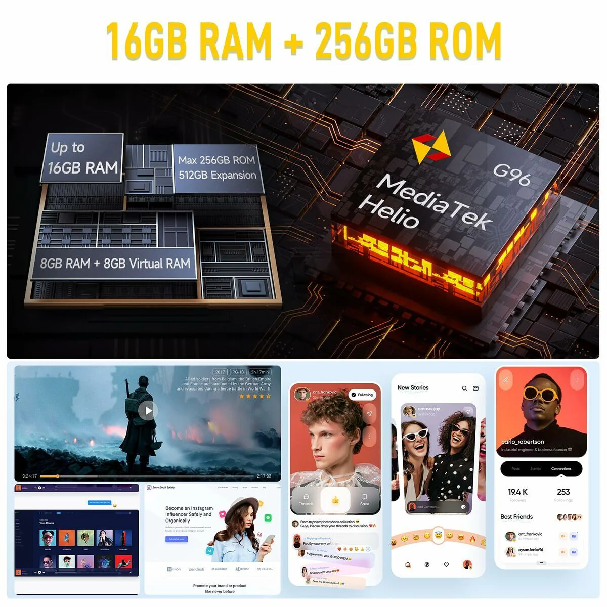 Smartphone Ulefone ARMOR X32 16 GB RAM 256 GB Negro - Image 6