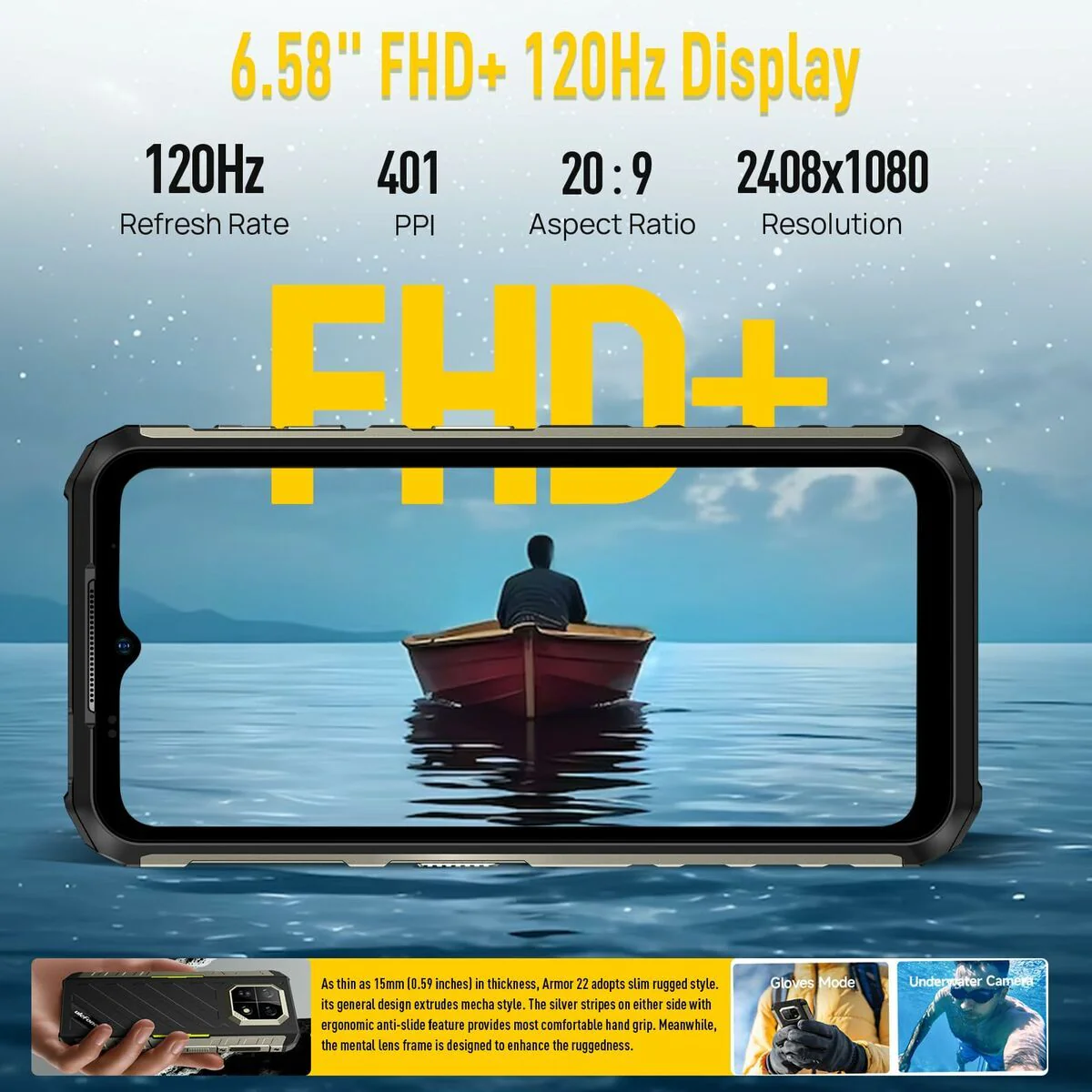 Smartphone Ulefone ARMOR X32 16 GB RAM 256 GB Negro - Image 8