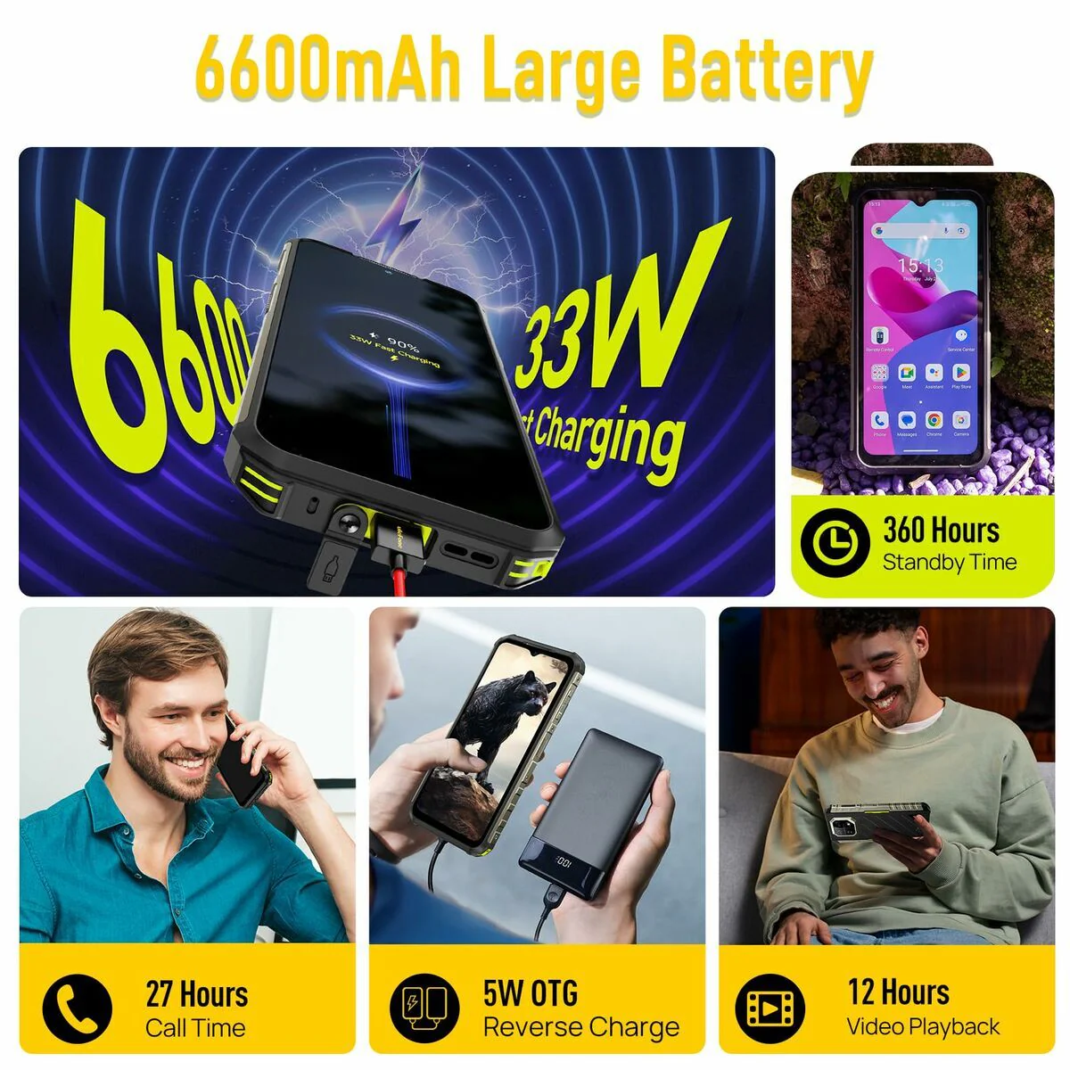 Smartphone Ulefone ARMOR X32 16 GB RAM 256 GB Negro - Image 9