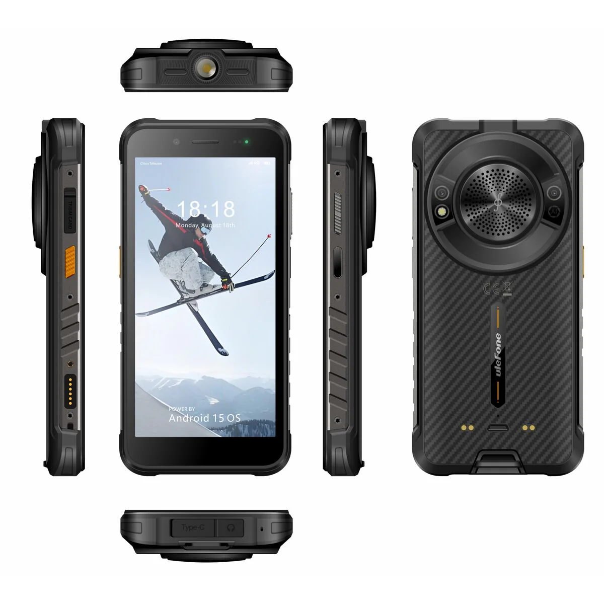 Smartphone Ulefone RUGKING Unisoc 8 GB RAM 256 GB Negro - Image 3