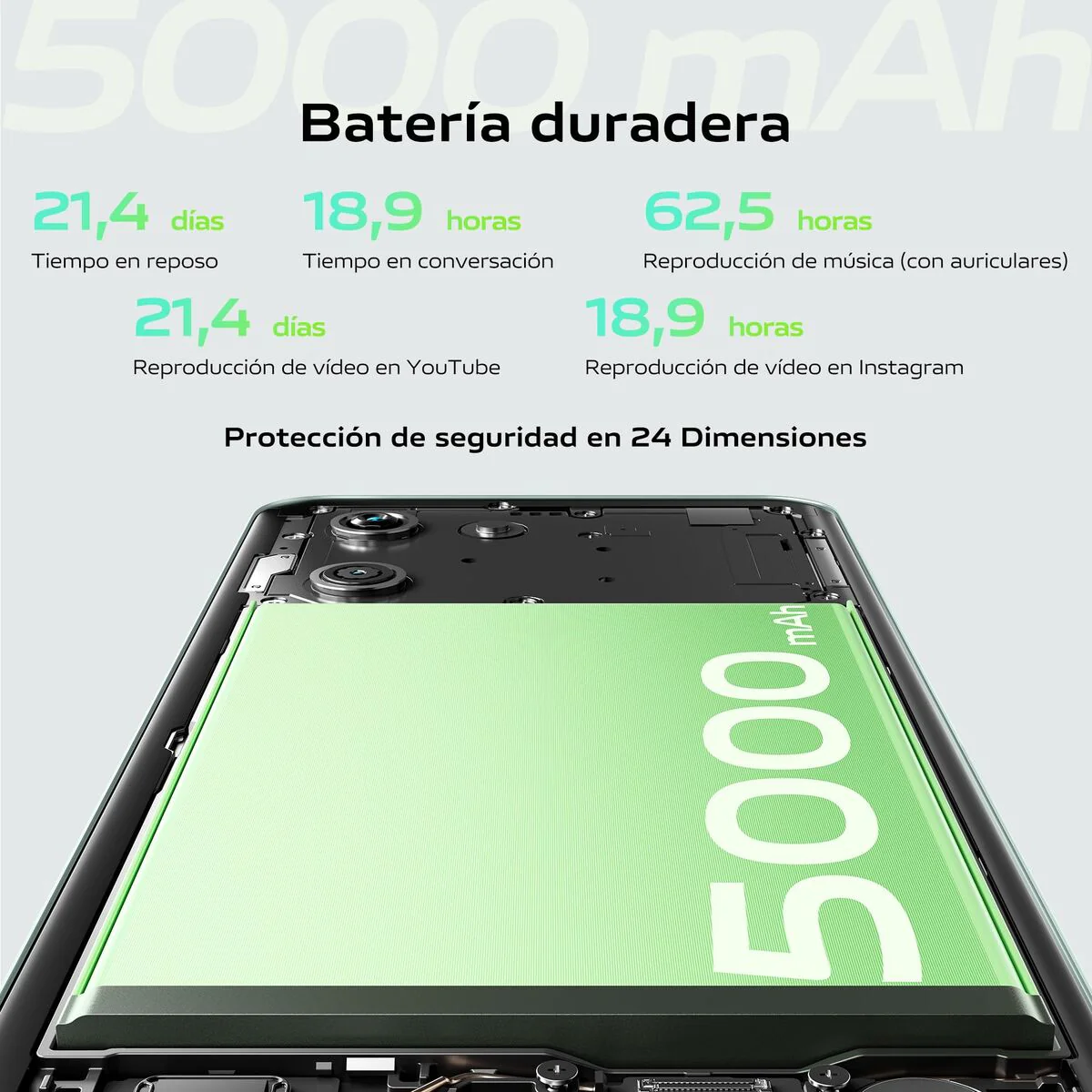 Smartphone Vivo Y03 6,56" Octa Core MediaTek Helio G85 4 GB RAM 128 GB Negro - Image 9