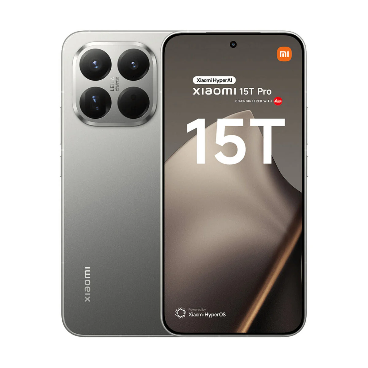 Smartphone Xiaomi 15T PRO 6,83" Octa Core Mediatek Dimensity 9400+ 12 GB RAM 512 GB Gris