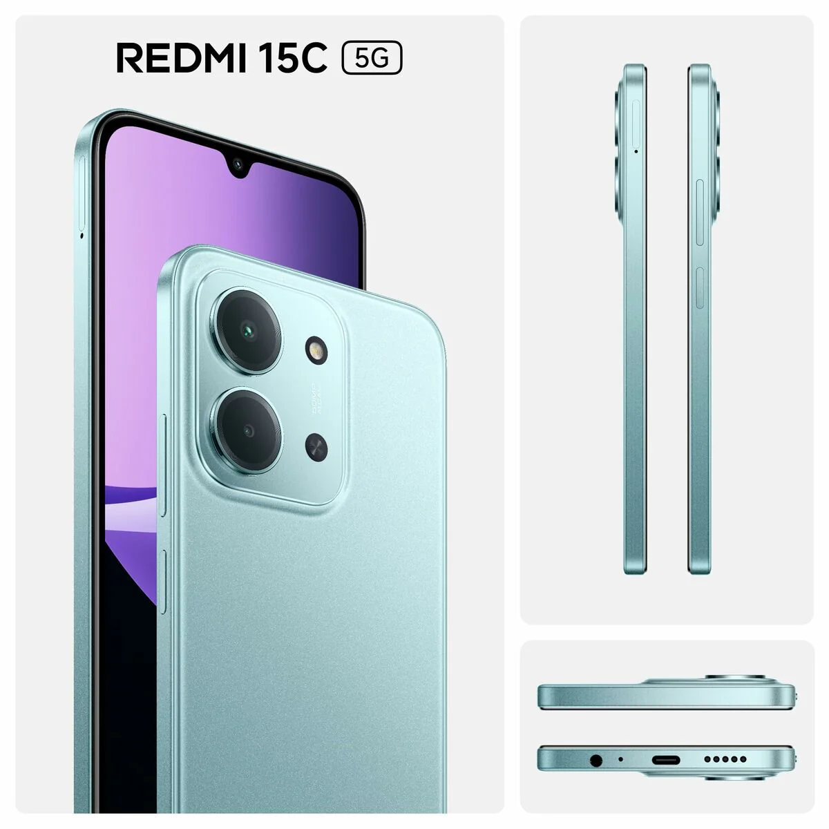 Smartphone Xiaomi Redmi 15C 6,9" Octa Core mediatek dimensity 6300 4 GB RAM 256 GB Verde - Image 4