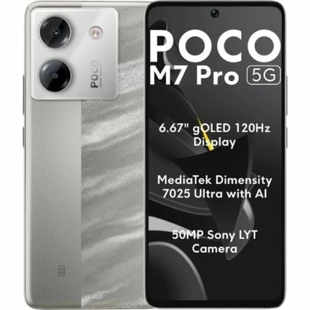 Smartphone Xiaomi 6,67" Octa Core 8 GB RAM 256 GB Plateado