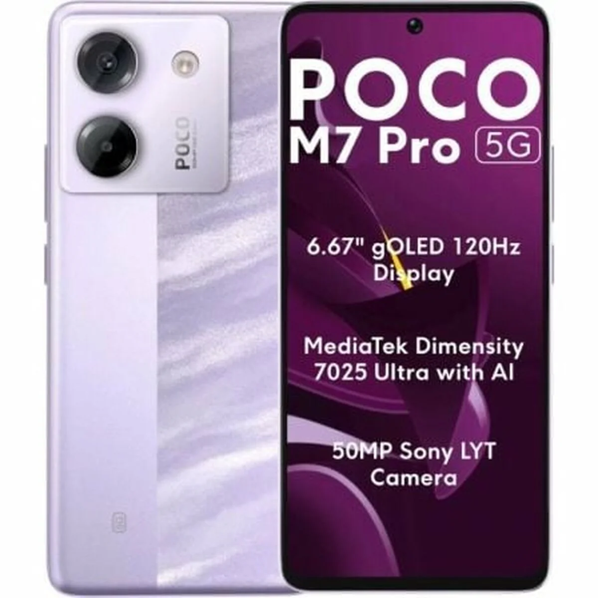Smartphone Xiaomi M7P 5G 8-256 PUR Octa Core 12 GB RAM 256 GB Púrpura 6,67" - Image 7