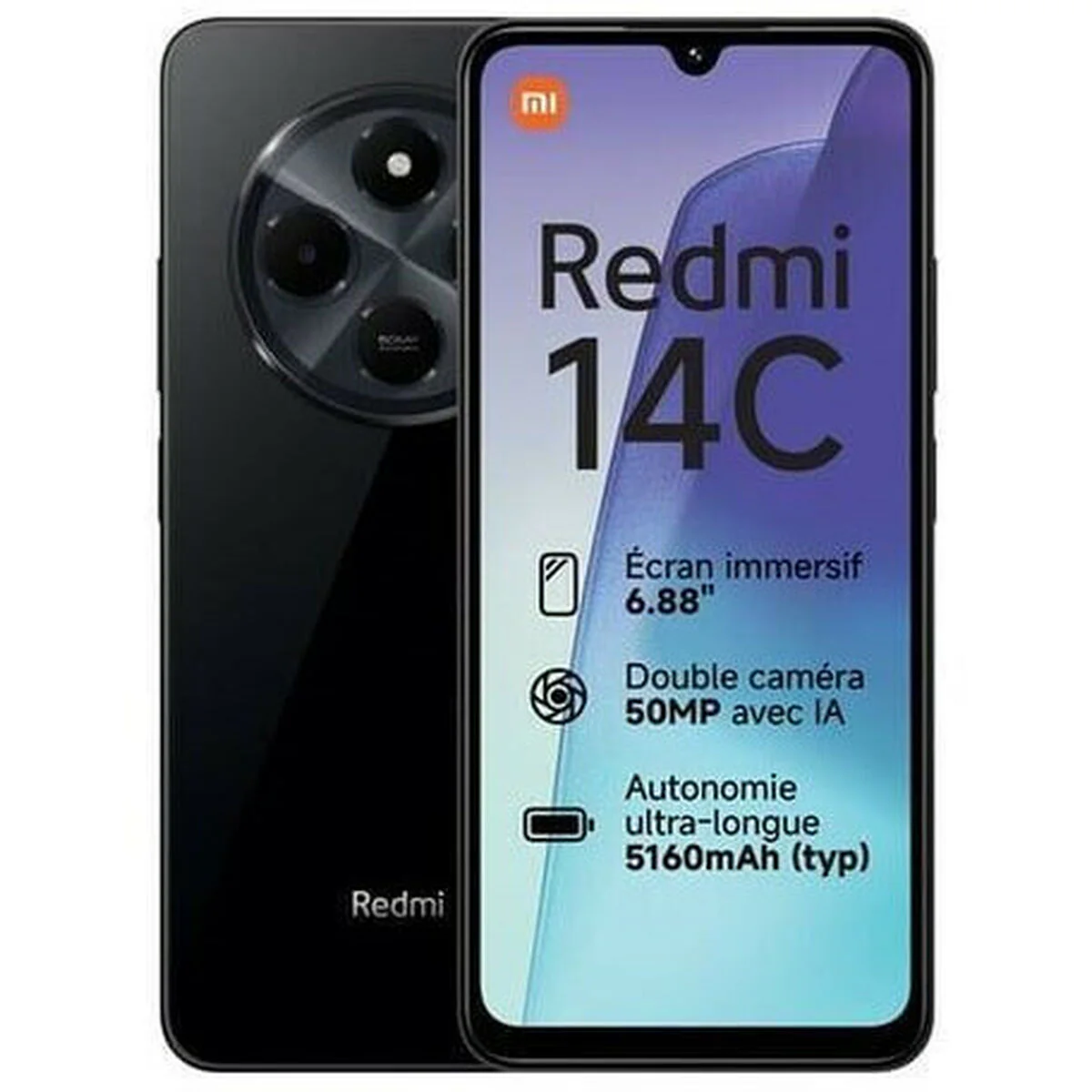 Smartphone Xiaomi Redmi 14C 6,88" Octa Core 8 GB RAM 256 GB Negro - Image 5