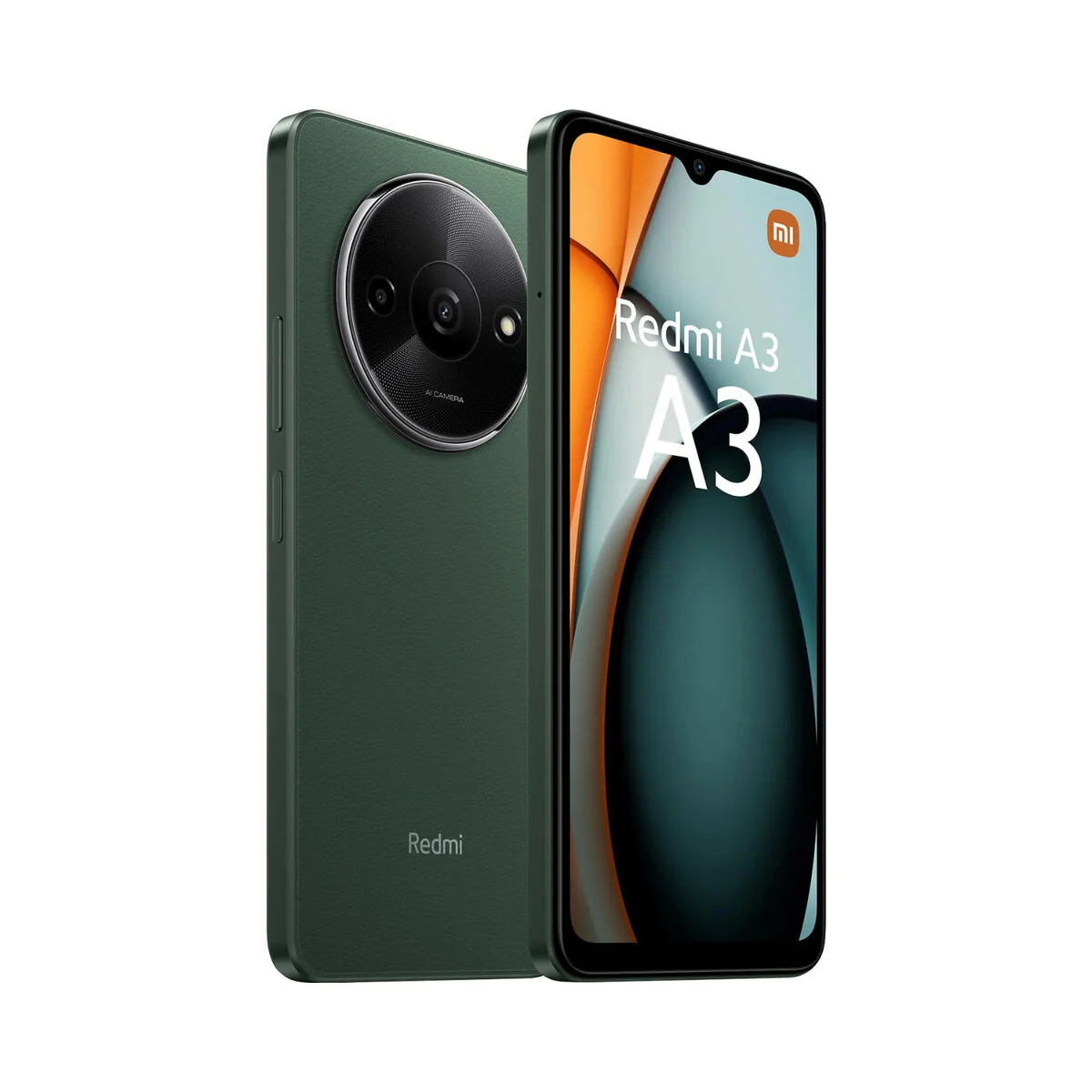 Smartphone Xiaomi Redmi A3 4 GB RAM 128 GB Negro Verde - Image 2