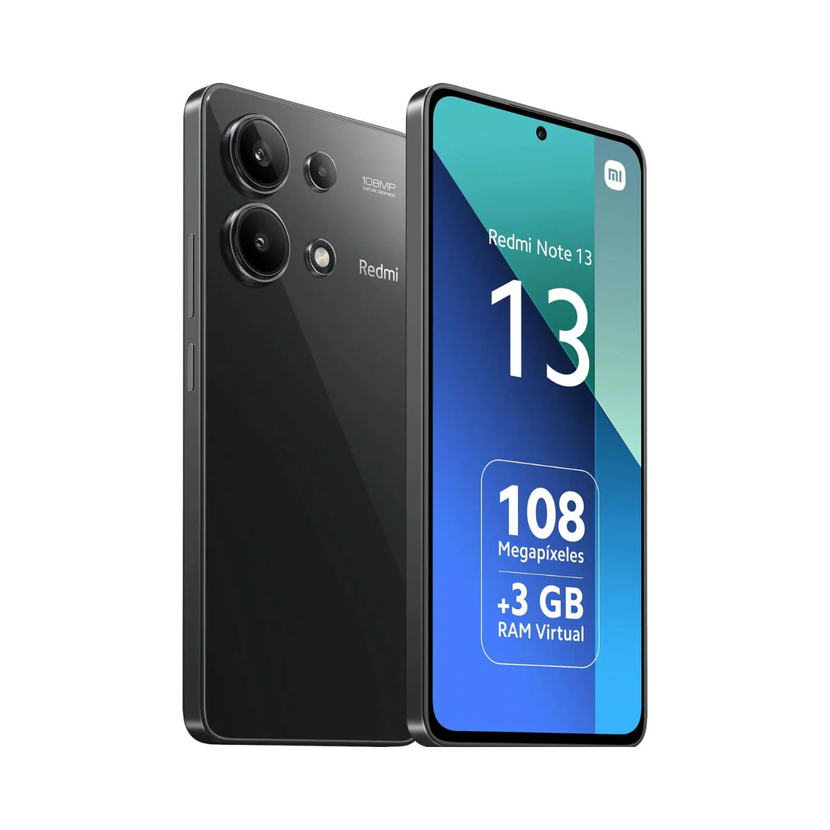 Smartphone Xiaomi Redmi Note 13 4G 6,4" 6 GB RAM 128 GB Negro QUALCOMM SNAPDRAGON 685 - Image 2
