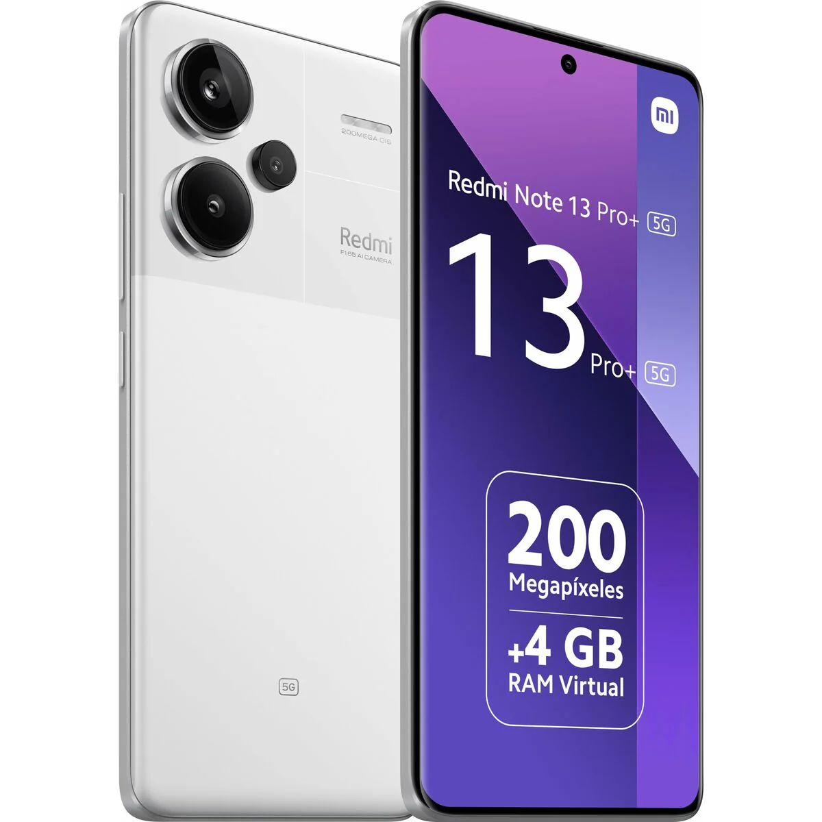 Smartphone Xiaomi Redmi Note 13 PRO+ 6,67" Octa Core 8 GB RAM 256 GB Blanco - Image 2