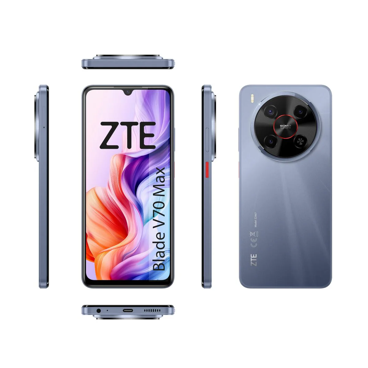Smartphone ZTE Blade V70 Max 6,9" Octa Core 4 GB RAM 256 GB Gris - Image 9