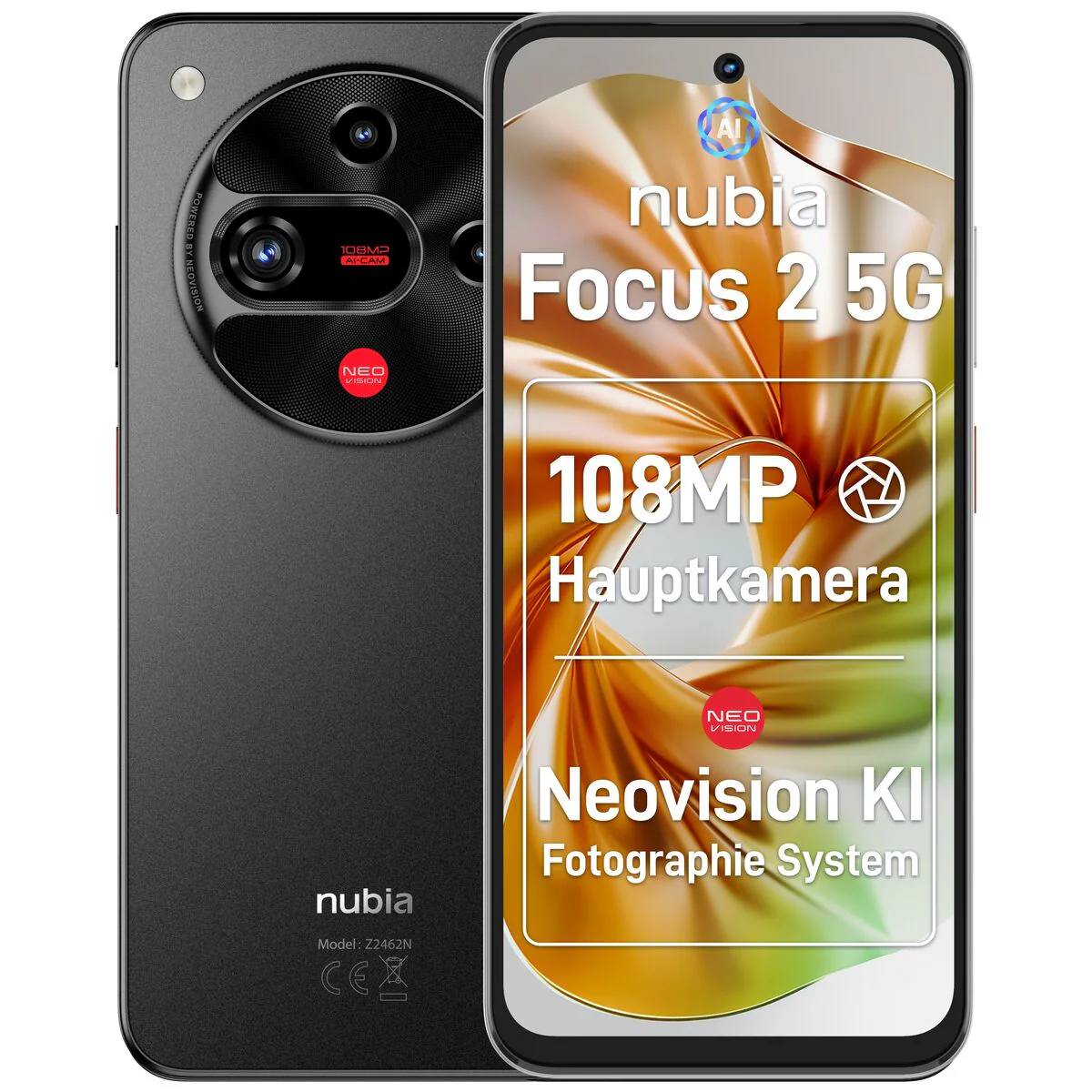 Smartphone ZTE Nubia Focus 2 8 GB RAM 256 GB 6,7" Negro