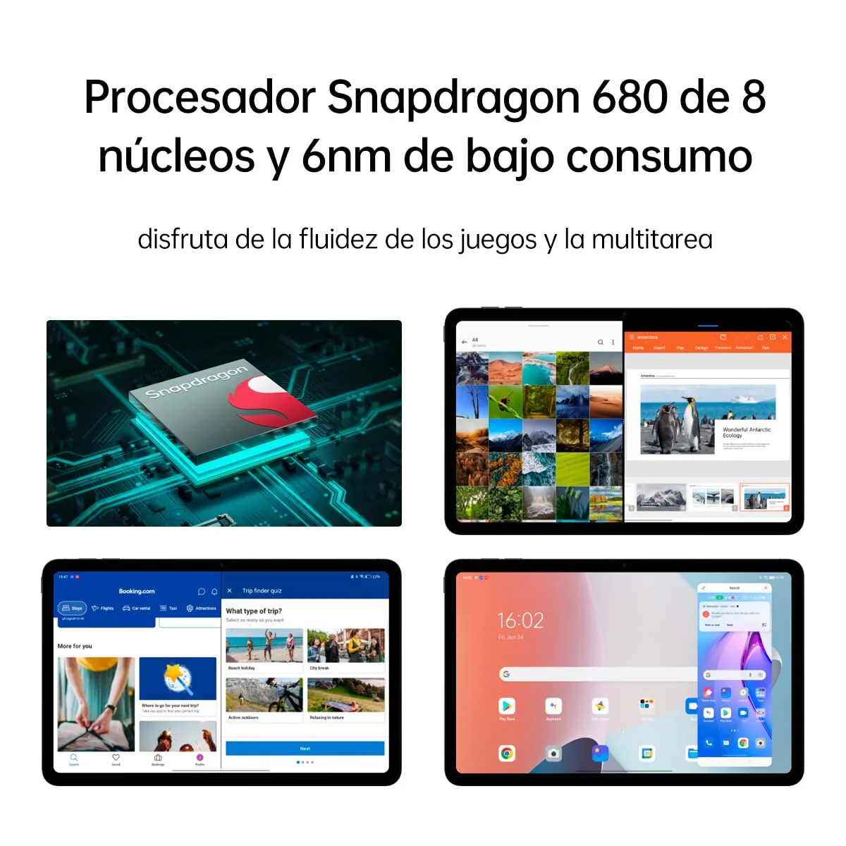Tablet Oppo Pad Air 10,3" Octa Core 4 GB RAM 128 GB Gris - Image 7