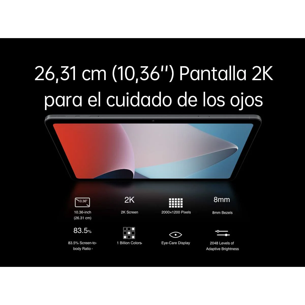 Tablet Oppo Pad Air 10,3" Octa Core 4 GB RAM 128 GB Gris - Image 8