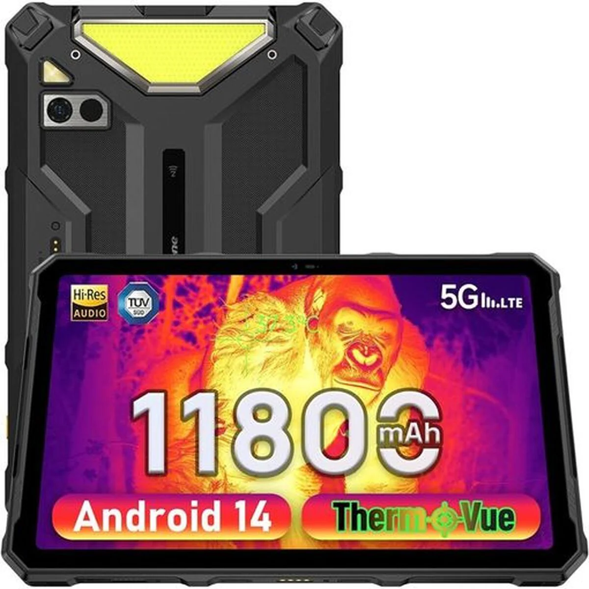 Tablet Ulefone ARMOR PAD 4 ULTRA THERMAL VERSION Qualcomm Snapdragon 7 Gen 3 8 GB RAM 256 GB Negro - Image 2