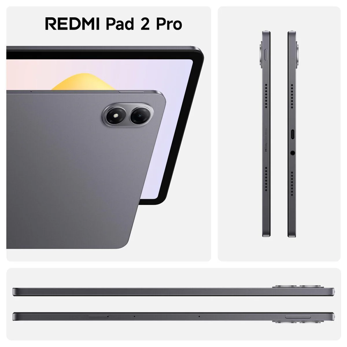 Tablet Xiaomi Redmi Pad 2 Pro 12,1" Octa Core Qualcomm Snapdragon 7s Gen 4 6 GB RAM 128 GB Gris - Image 2