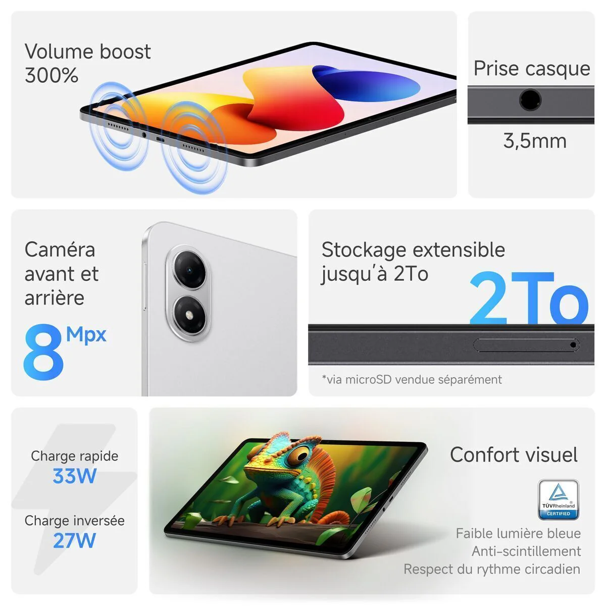 Tablet Xiaomi Redmi Pad 2 Pro 12,1" Octa Core Qualcomm Snapdragon 7s Gen 4 6 GB RAM 128 GB Gris - Image 4
