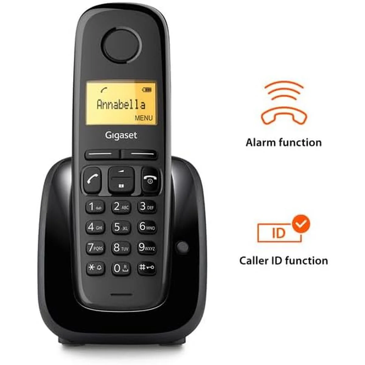 Teléfono Inalámbrico Gigaset A180 Negro - Image 4