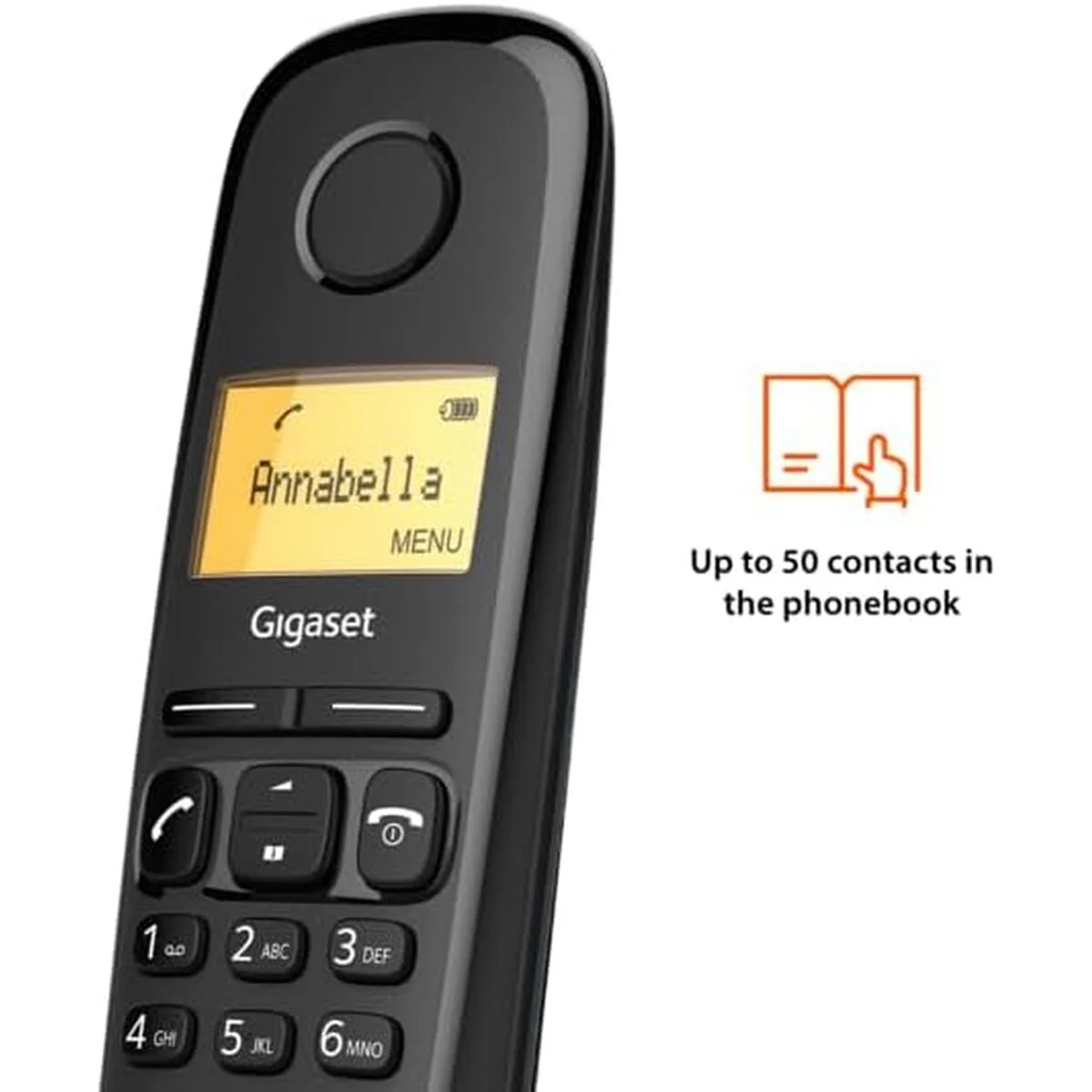 Teléfono Inalámbrico Gigaset A180 Negro - Image 5
