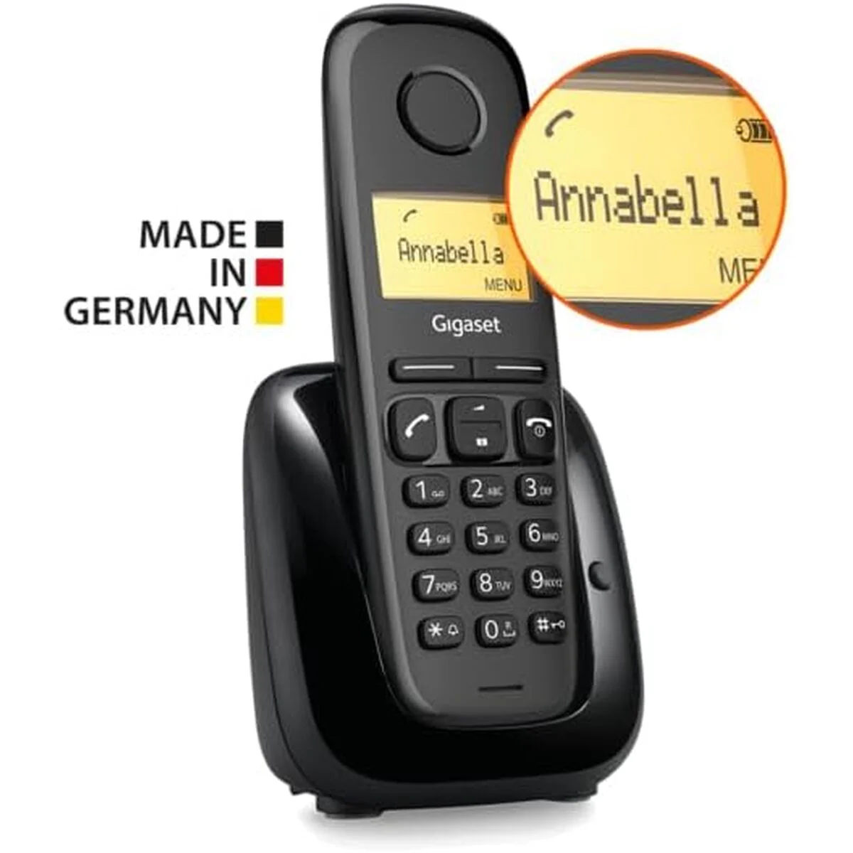 Teléfono Inalámbrico Gigaset A180 Negro - Image 6