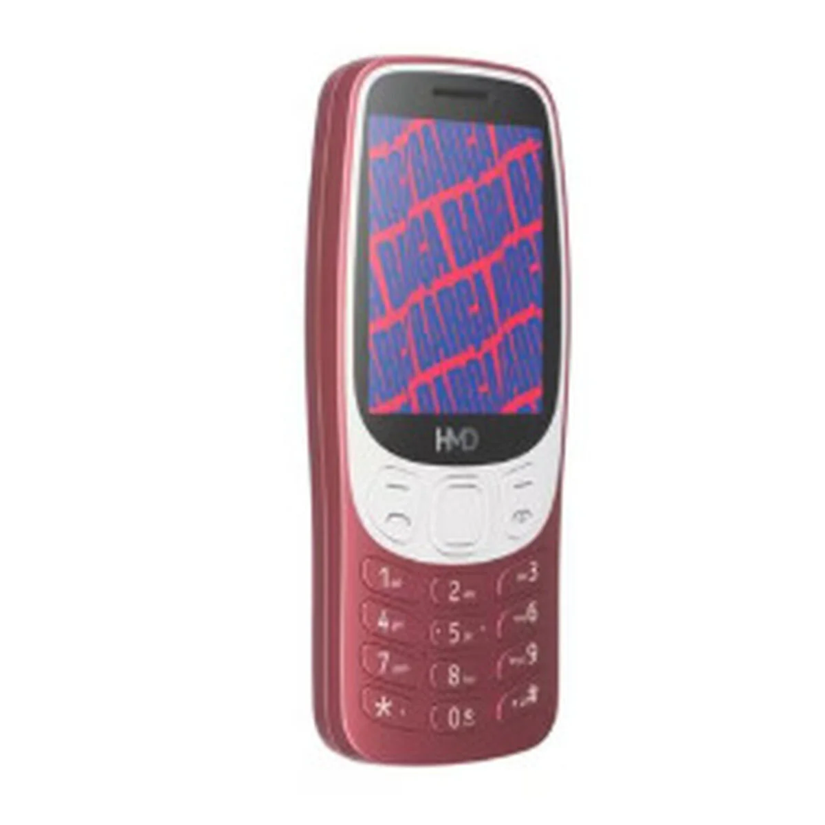 Teléfono Móvil HMD 3210 FCB SPECIAL 2,4” QVGA 64 MB Granate