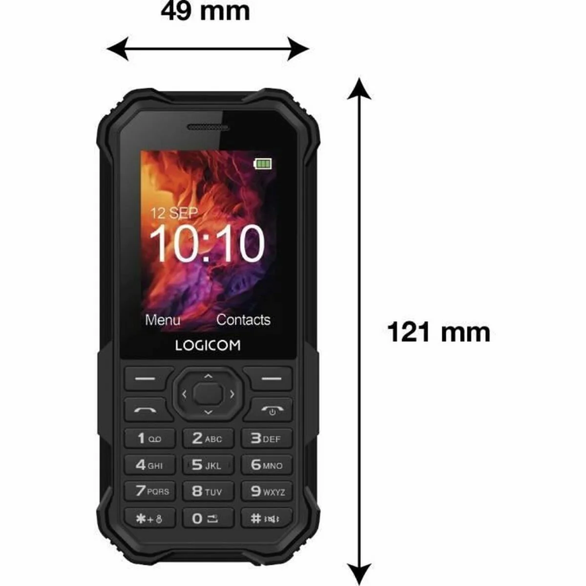 Teléfono Móvil Logicom XTREM_40_BK 2,4" Negro - Image 4