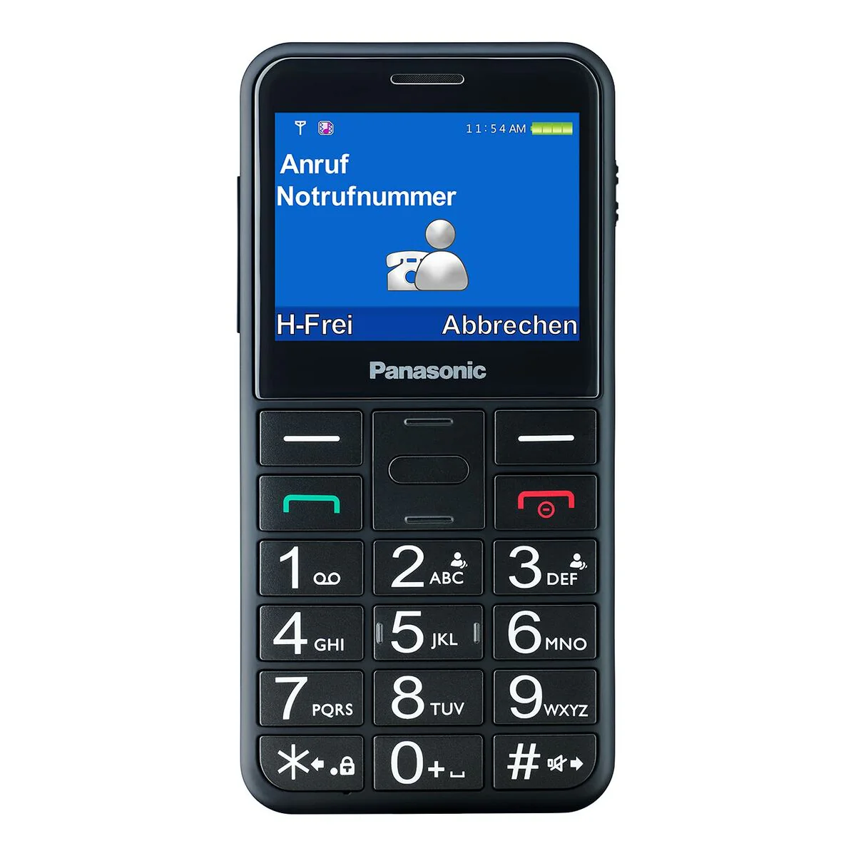 Teléfono Móvil Panasonic KX-TU155EXBN 2,4" Negro - Image 5