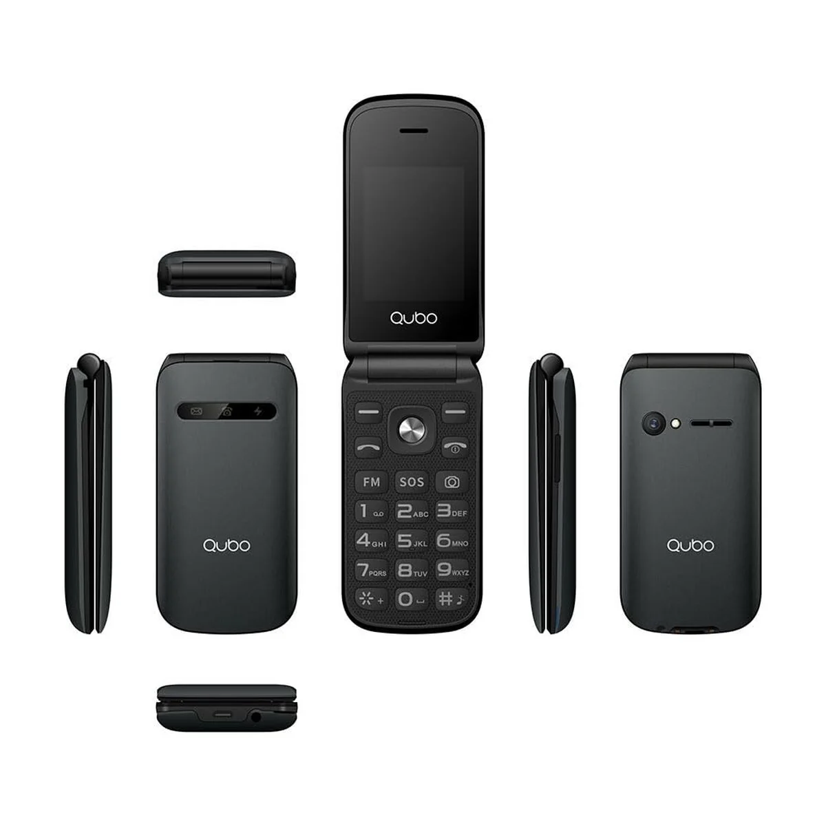Teléfono Móvil para Mayores Qubo X-209 4G 2,4" 32 MB Negro - Image 2