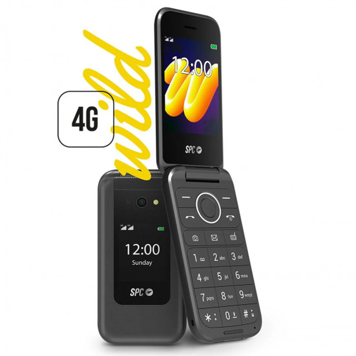 Teléfono Móvil para Mayores SPC 2336N Wild 4G 2,8" 128 GB RAM Negro - Image 5