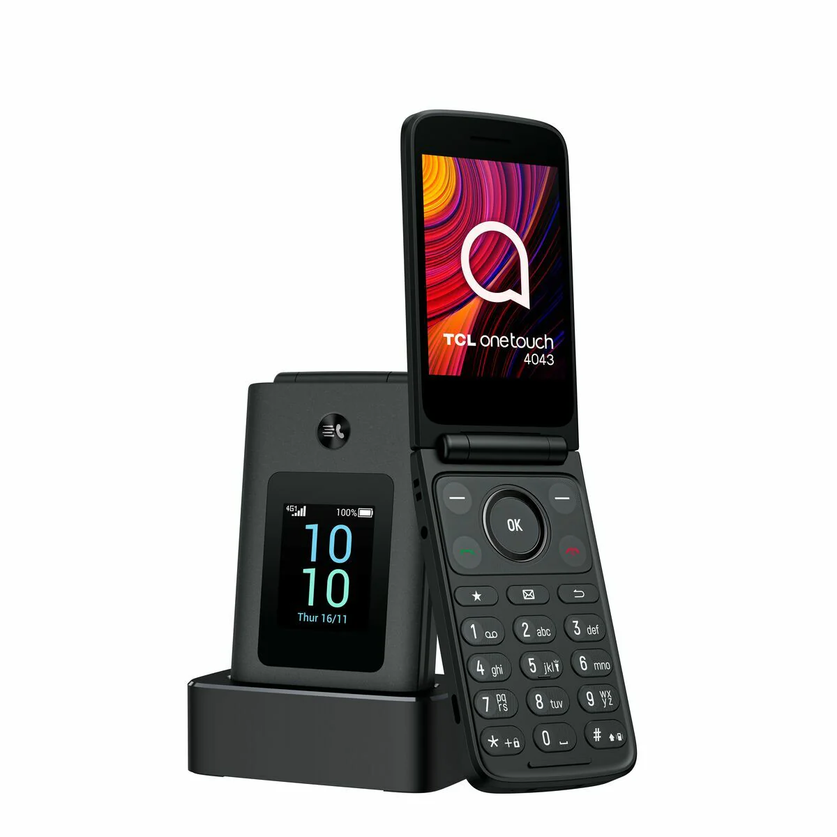 Teléfono Móvil para Mayores TCL 4043 2,8" 512 MB RAM Gris oscuro