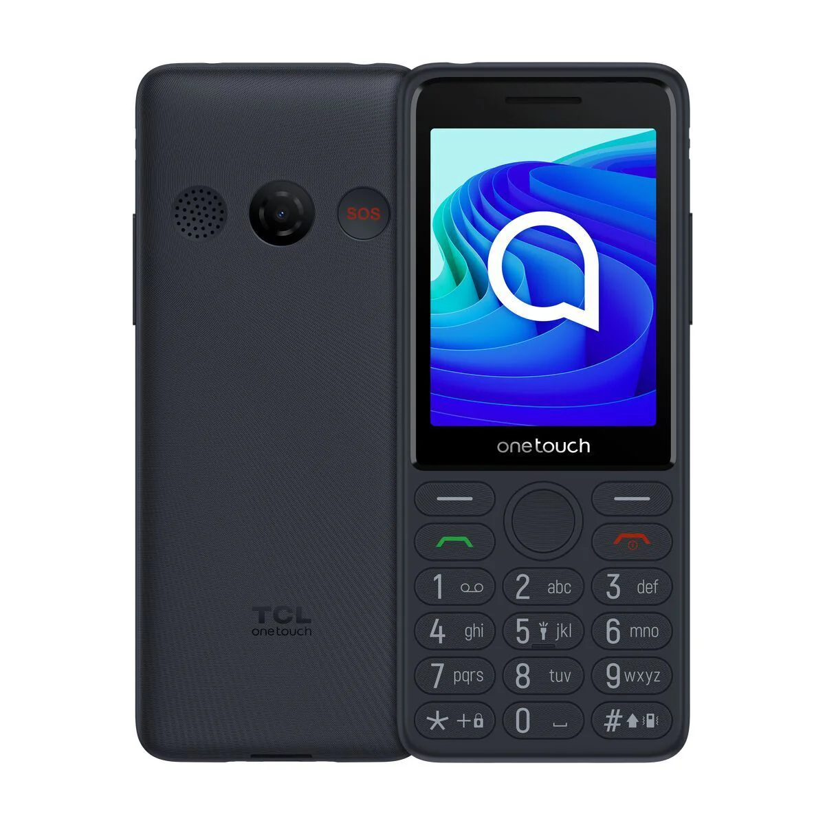 Teléfono Móvil para Mayores TCL T312D1-3ALCA112 48 MB 2,8" 128 MB Negro Gris oscuro